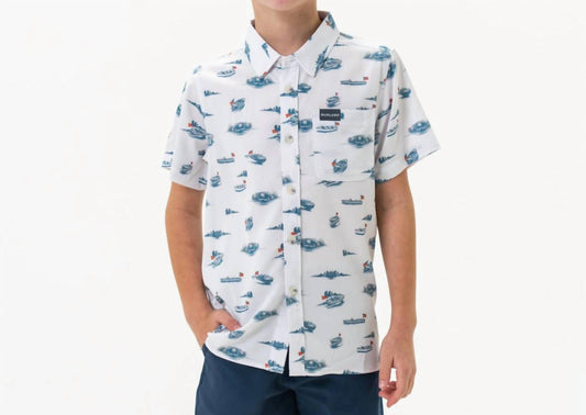 Burlebo - Boy's Youth Perf Button Up