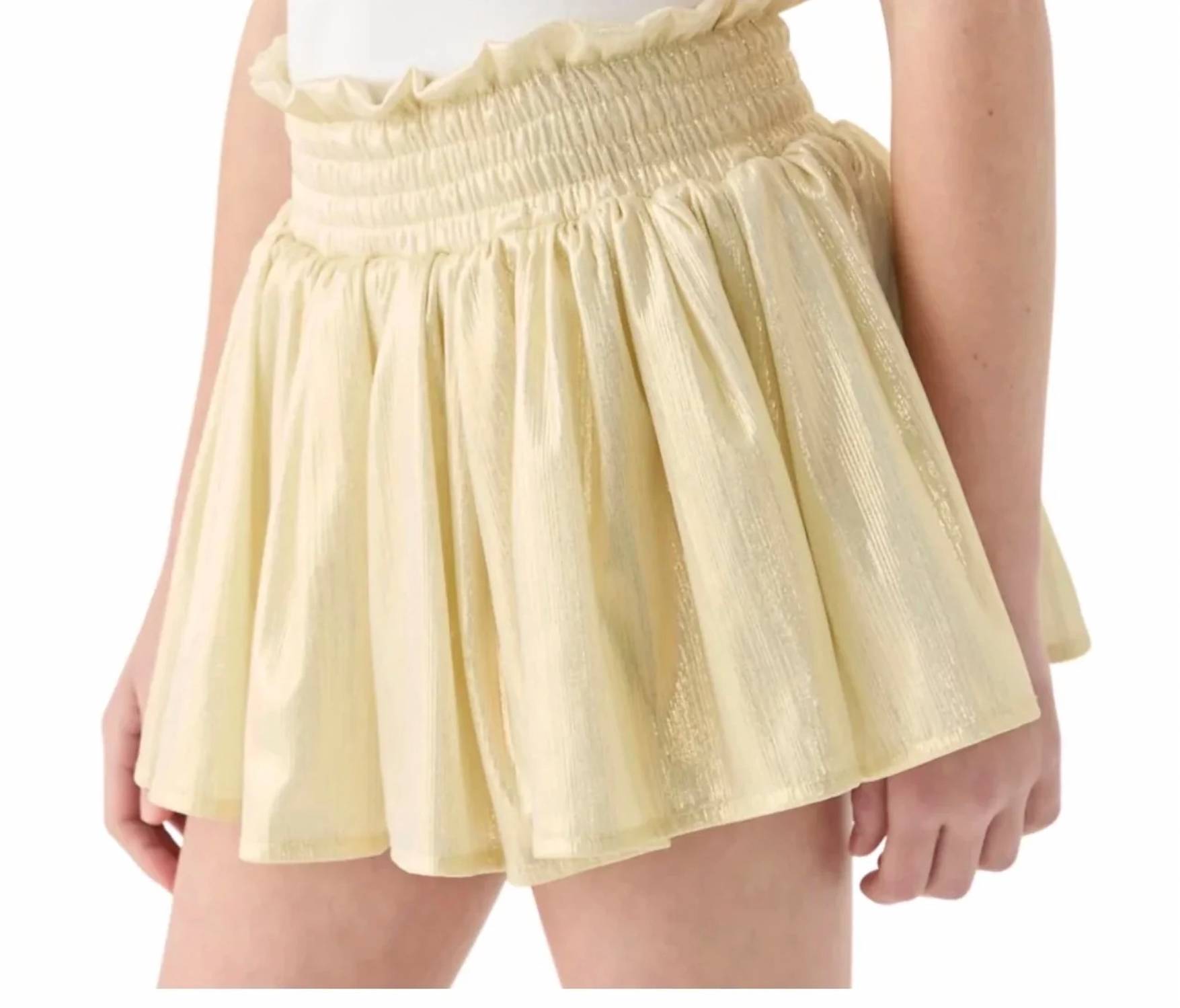 Tweenstyle - Girls Plisse Shine Skort