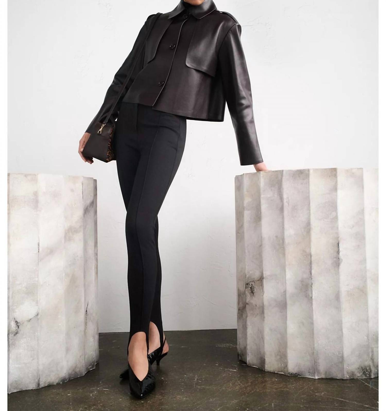 Theory - Crop Trench Jacket