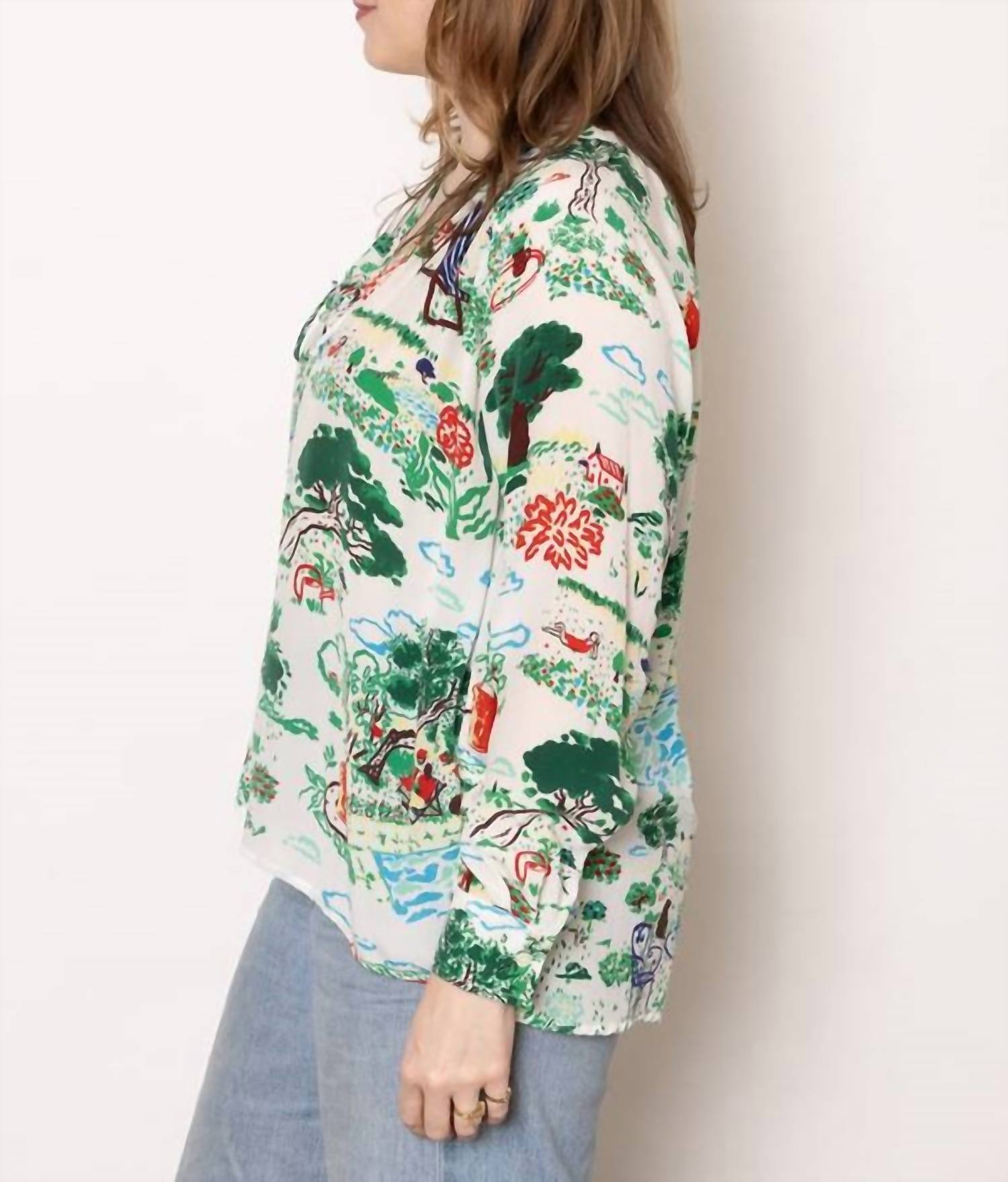 Mii Collection - Charme Long Sleeves Tunic Blouse