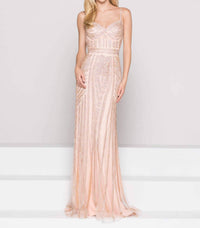 Colors Dress - Glow Mesh Gown