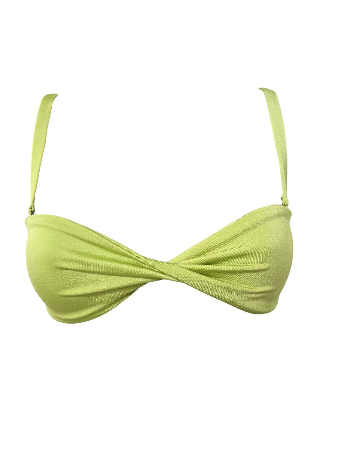 inBodi Swim The Key West Bandeau Top in green - women's swimwear - view 6