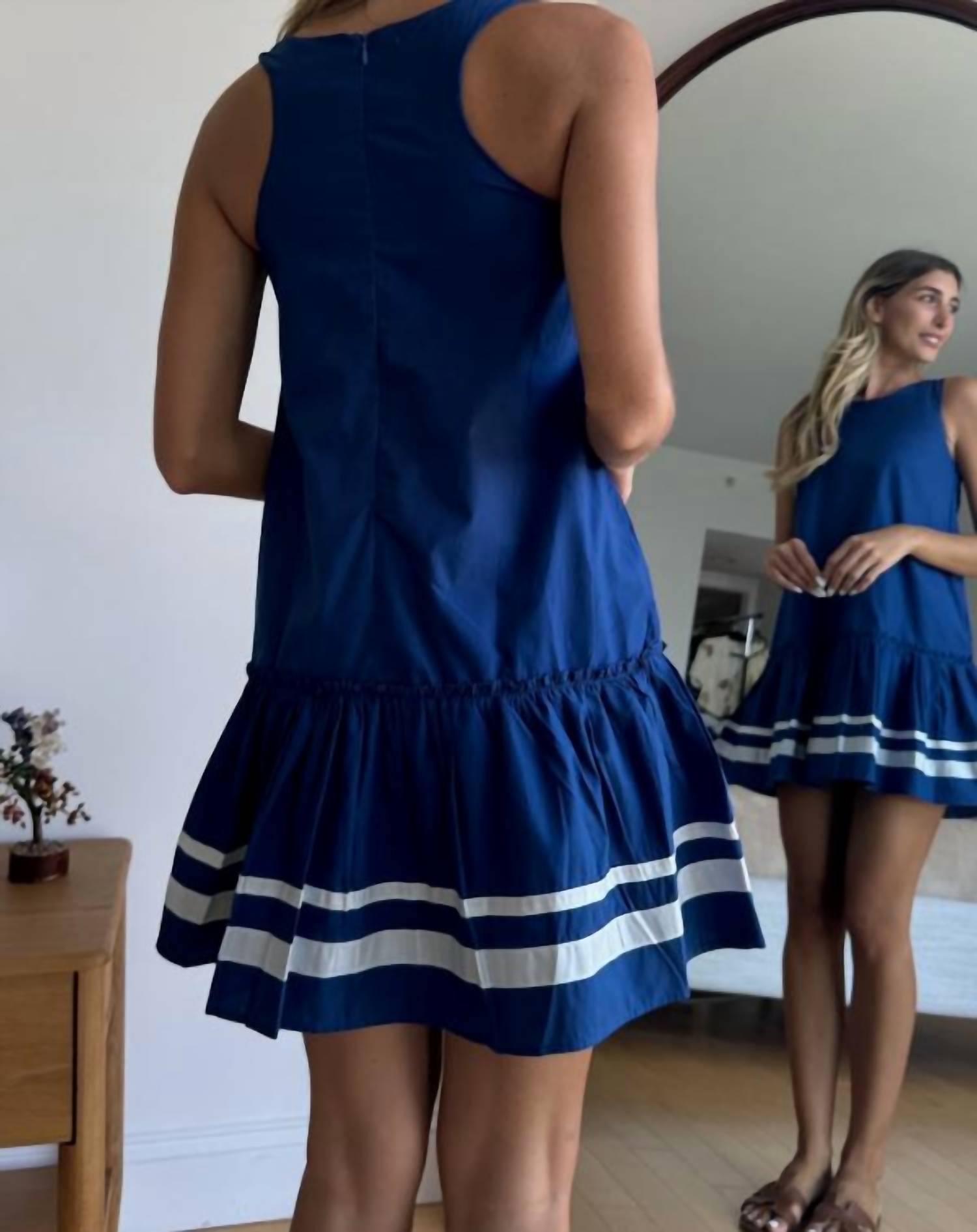 Mint - Flared Hem Mini Dress
