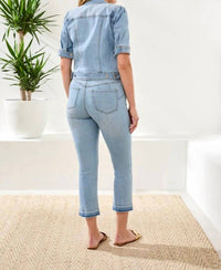 Tribal - Elbow Sleeve Denim Jacket
