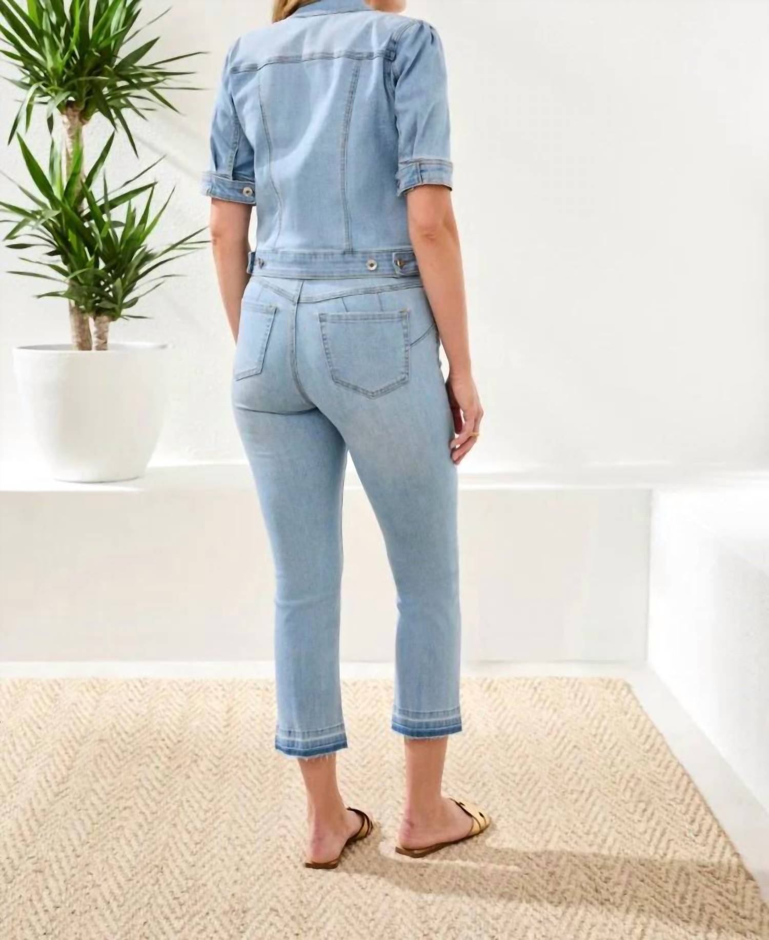 Tribal - Elbow Sleeve Denim Jacket
