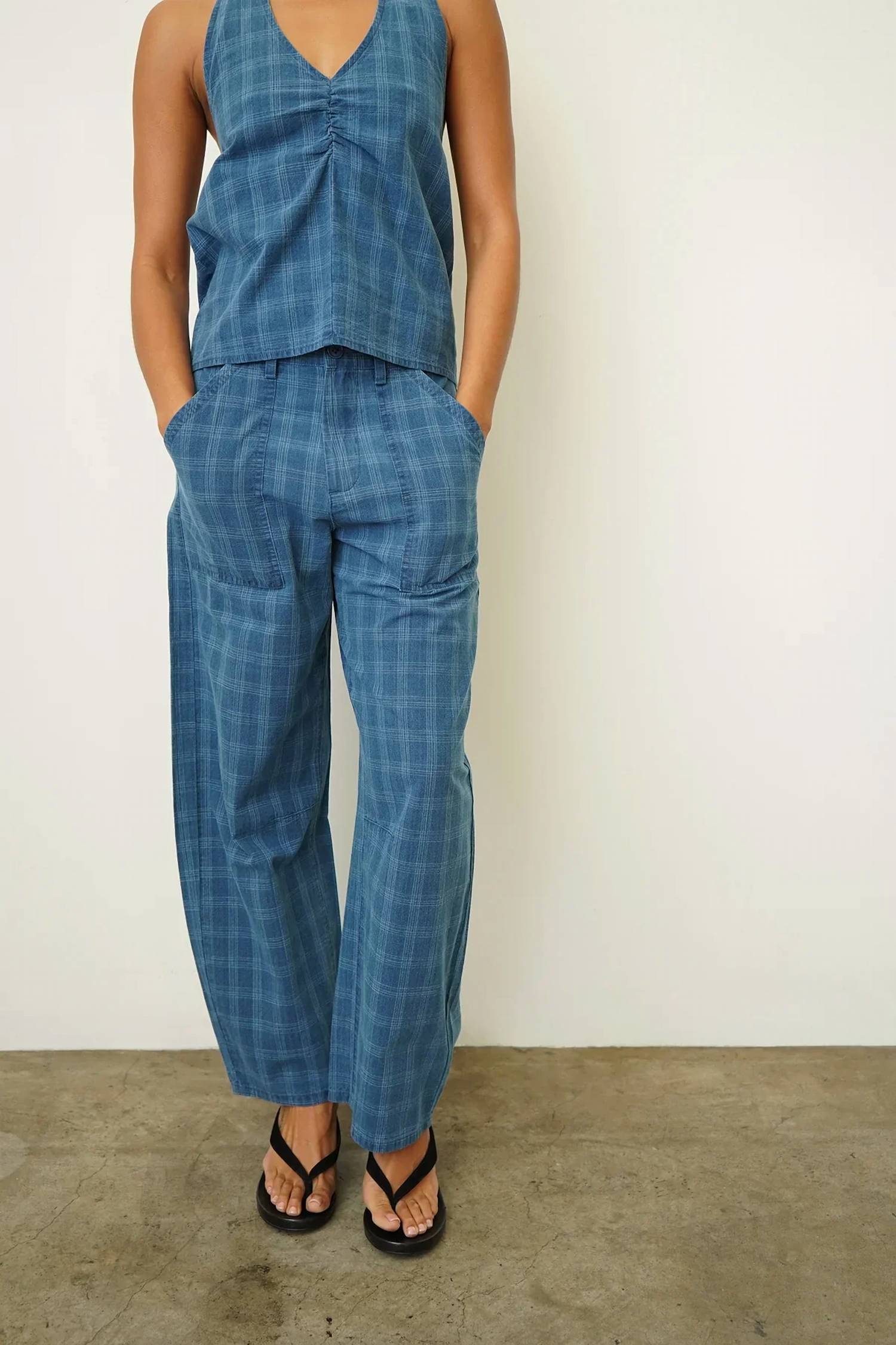 Lna - Cross Creek Plaid Pant