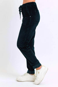 Judy Blue - High Waisted Corduroy Cuffed Jogger