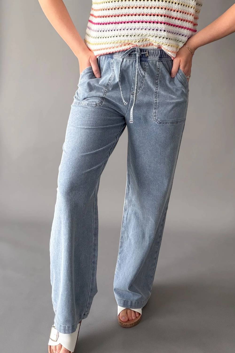 Be Cool - Knit Wide Leg Pants