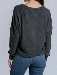 Michael Stars - Vic Madison Jersey Relaxed V Top