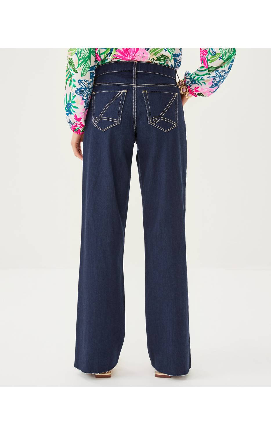 Lilly Pulitzer - Aniston High Rise Straight Jeans