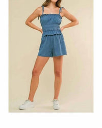 Flying Tomato - Indiana Denim Romper