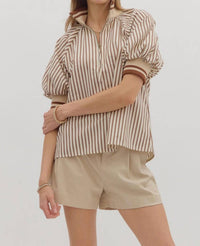 Entro - Crush Stripe Blouse