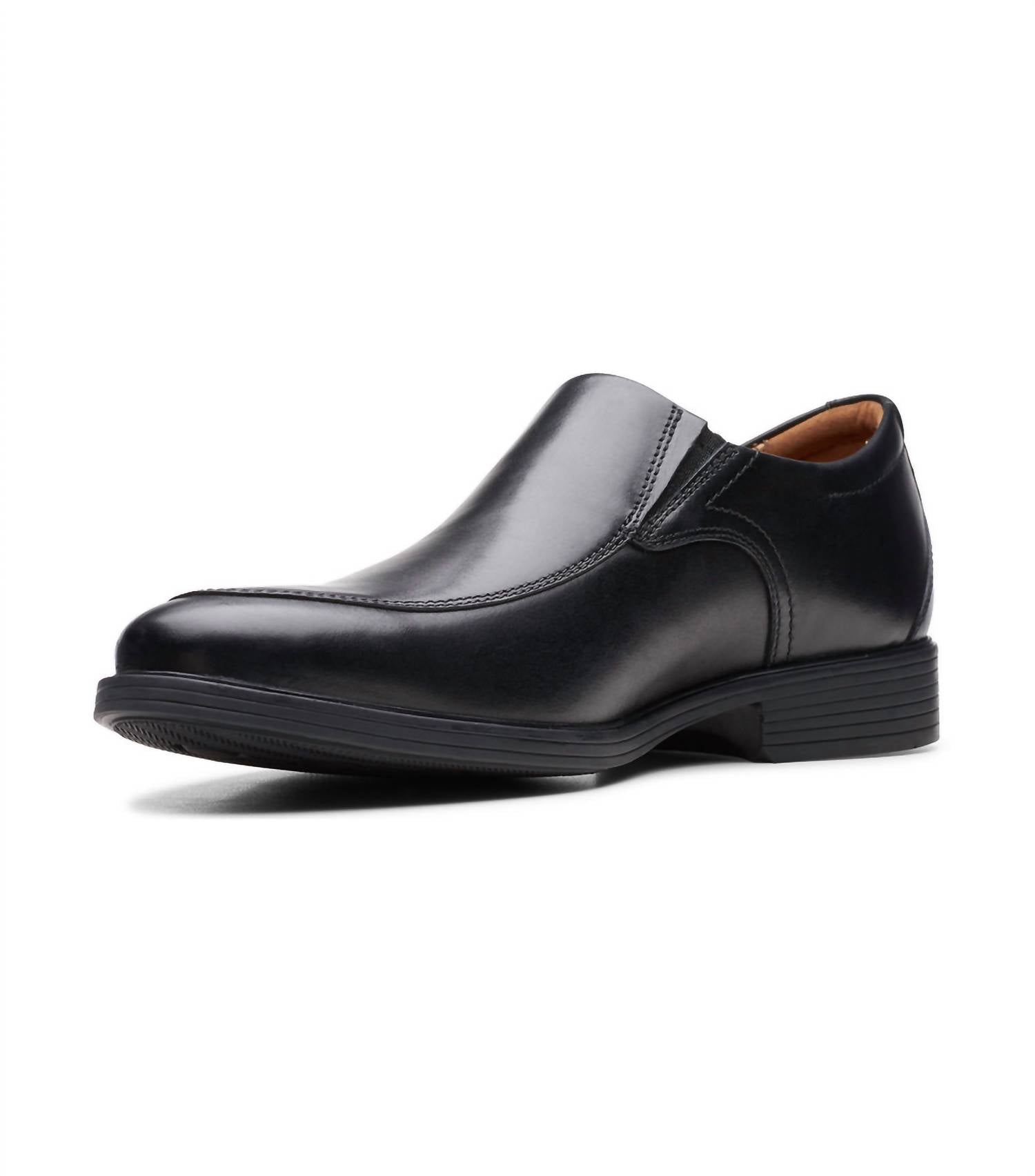 Clarks Men's Whiddon Step Shoes in black - men's shoe
