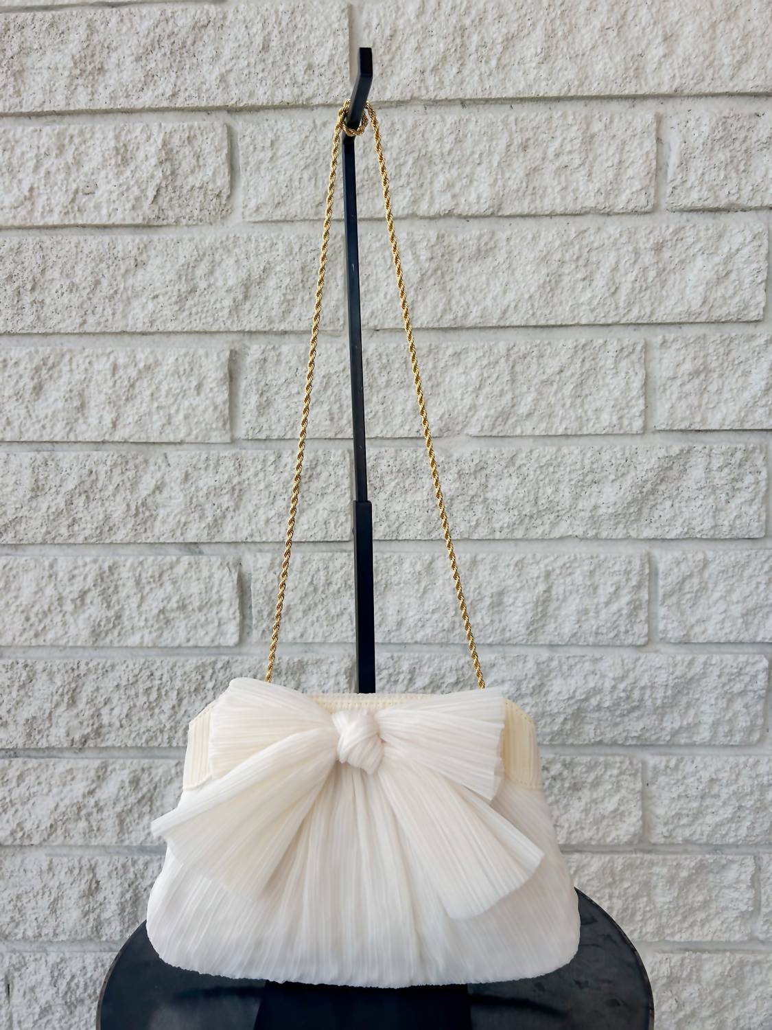 Loeffler Randall - Rayne Pleated Bow Clutch