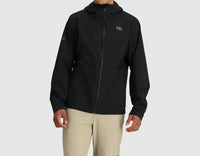 OUTDOOR RESEARCH Men's Stratoburst Rain Jacket in black - men's sweater