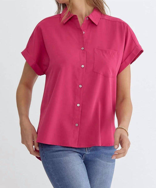 Entro - Rachel Button Down Top