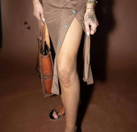 2Flyco - Slit Midi Skirt