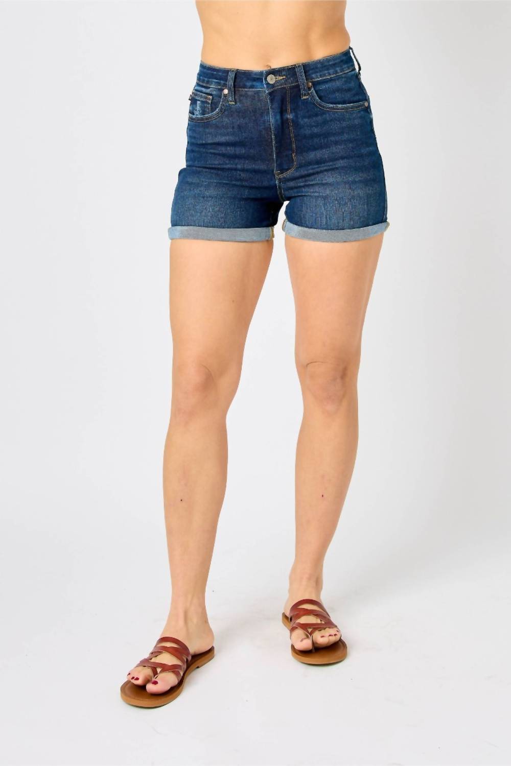 Judy Blue - High Waist Cool Denim Shorts