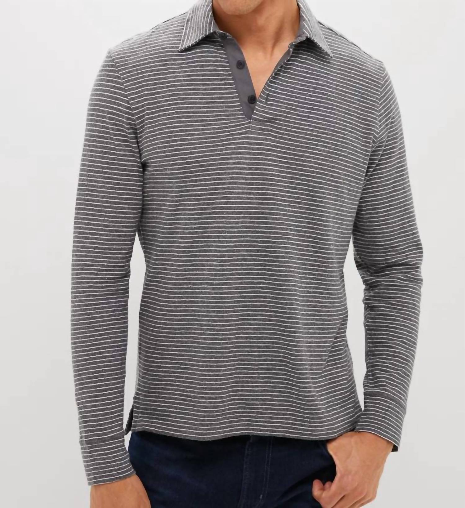 Faherty - Sunwashed Long Sleeve Polo
