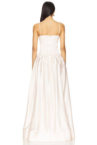 for Love & Lemons Nara Gown in pink - women's dress - alternate view
