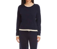 Karen Kane - Cleo Contrast Crewneck Sweater