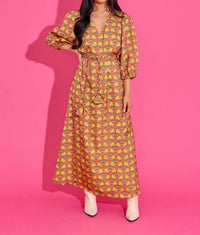 Alden Adair Lizzie Maxi Dress in tightrope - women's dress