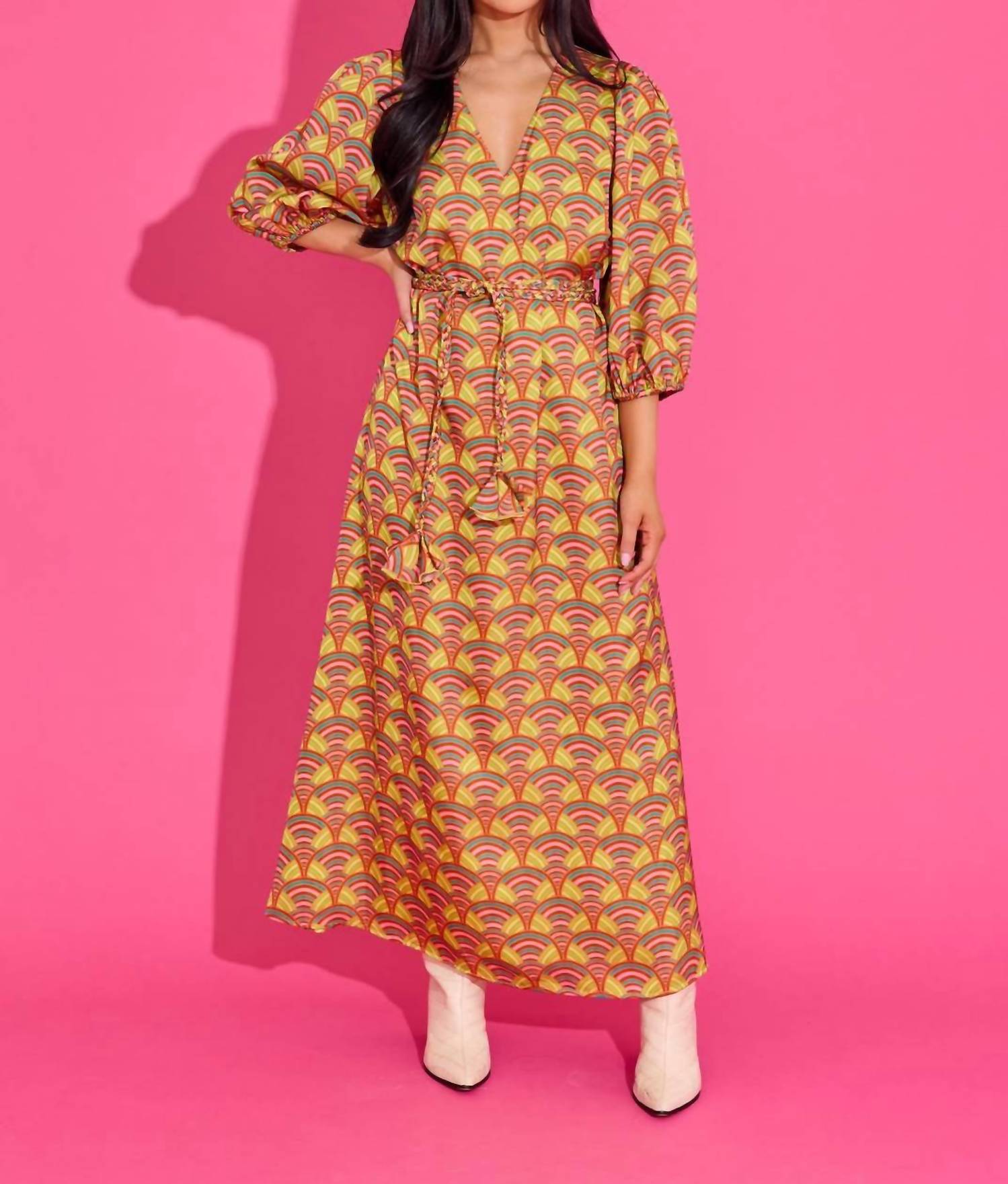 Alden Adair Lizzie Maxi Dress in tightrope - women's dress