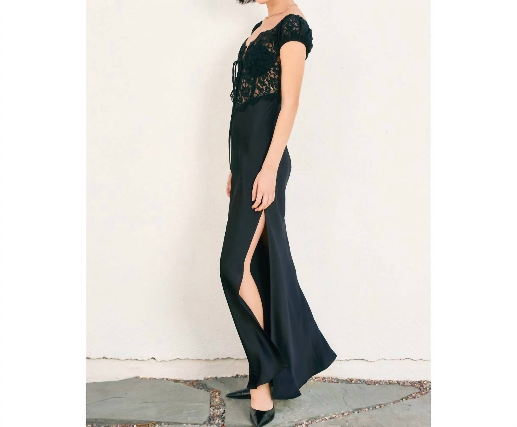 Dress Forum - Beatrice Satin Maxi Dress