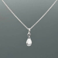 Something Silver - Women's Mini Teardrop Necklace