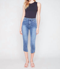 Charlie B - Asymmetrical Raw Edge Jean