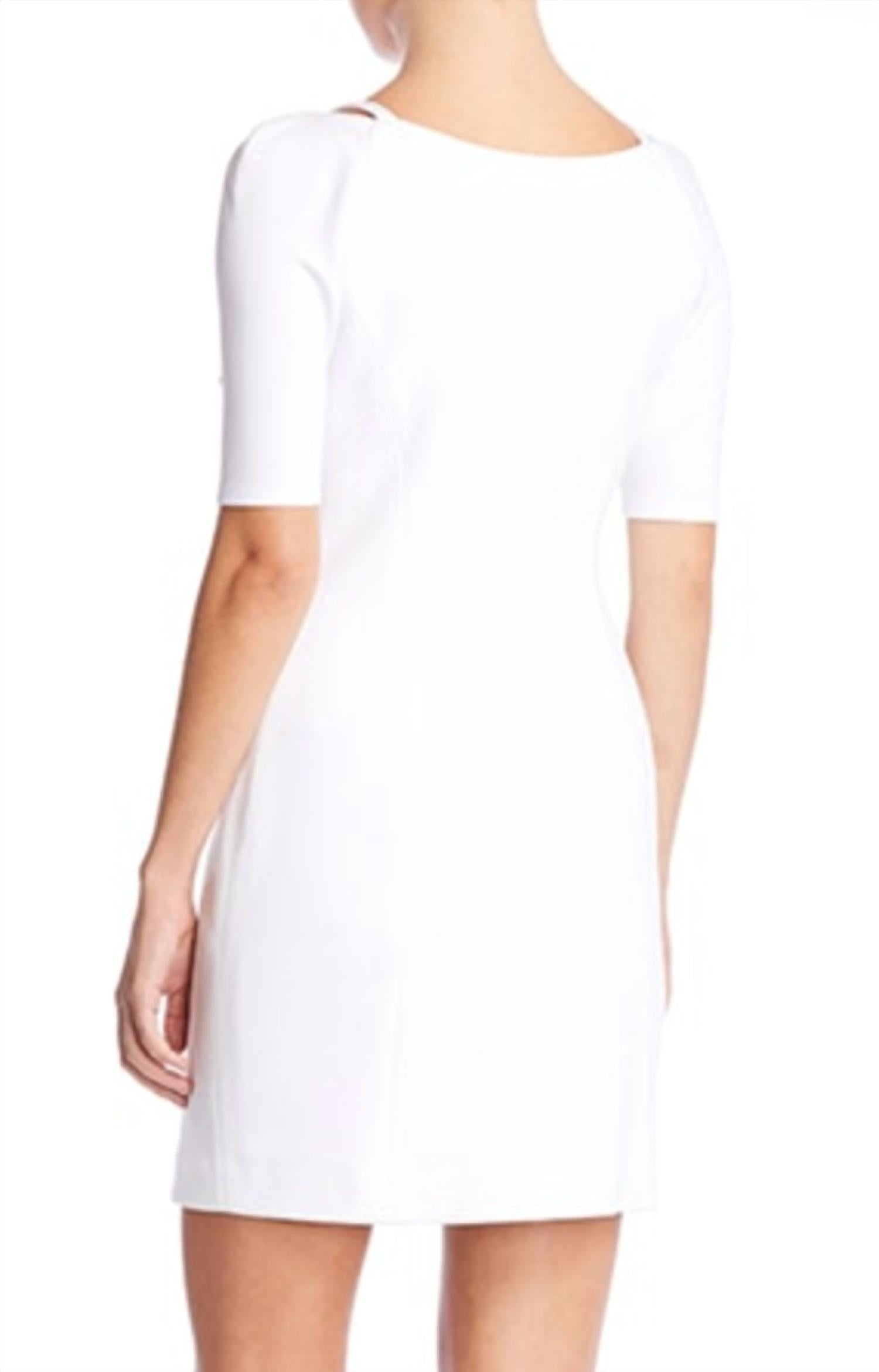 Bailey 44 Pan Dulce Mini Dress in chalk - women's dress - detail view