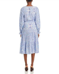 Koko + Mason - Long Sleeve Paisley Maxi Dress