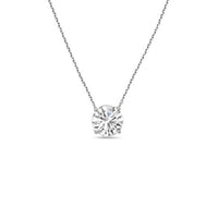 Diana M Jewels - Women's Round East West Diamond Pendant (15.00 Cts)
