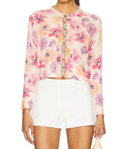 Le Superbe - Coquette Floral Cropped Sweater