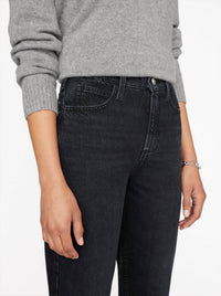 FRAME Le High N Tight Straight Jeans in inkwell - women's jeans - view 4