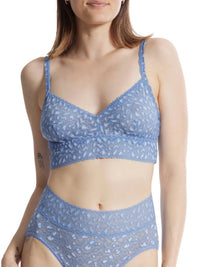 Hanky Panky - Cross Dyed Leopard V-neck Retro Bralette
