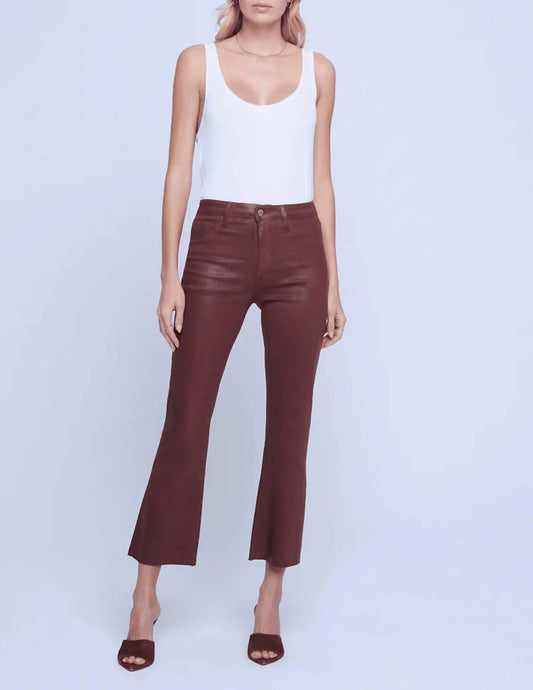 L'Agence - Kendra Coated Jeans