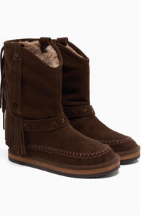Free People - Women's Faye Fringe Pull On Boots