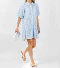 Simkhai - Crissy Cotton Lace Mini Dress