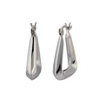 Gold & Honey - Women's Sterling Silver Hoops, Set Of 2