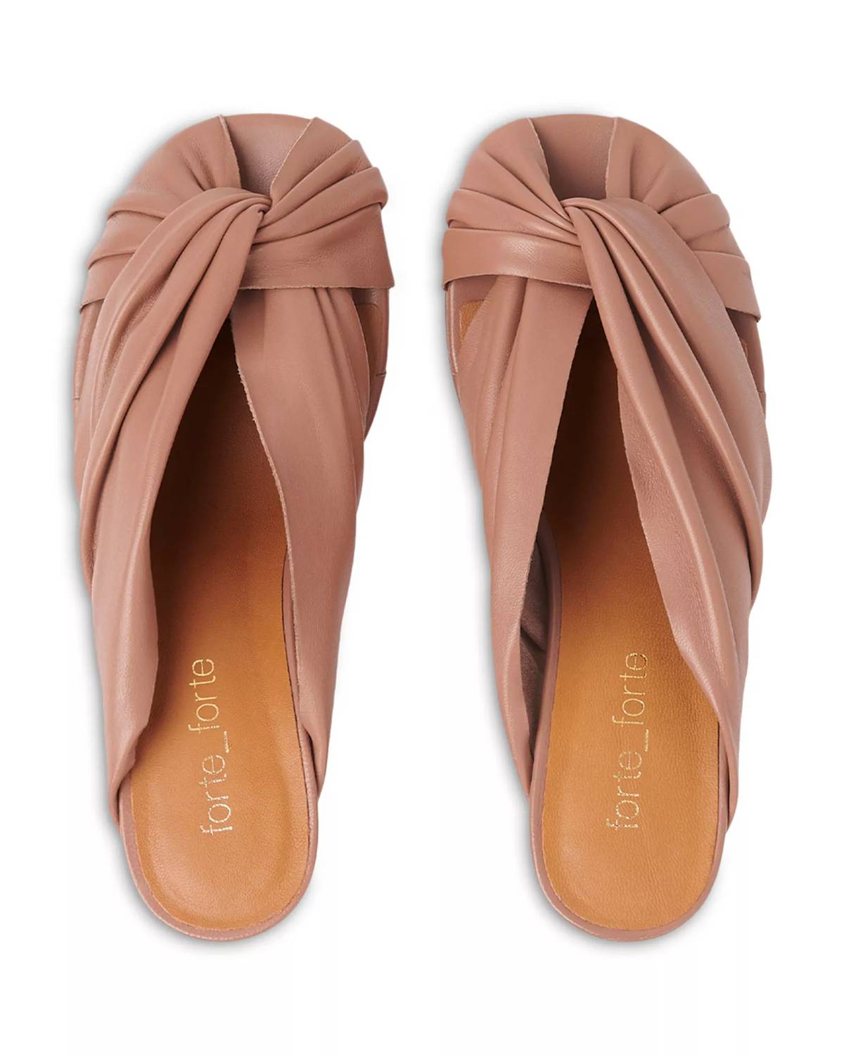 Forte Forte - Women's Crossover Leather Block Heel Sandals