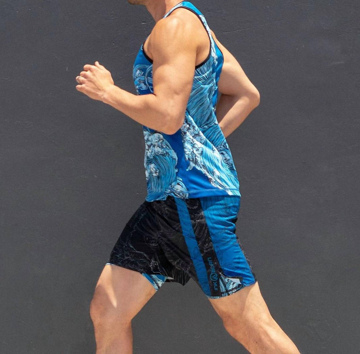 Inknburn - Men's Shark Running Shorts