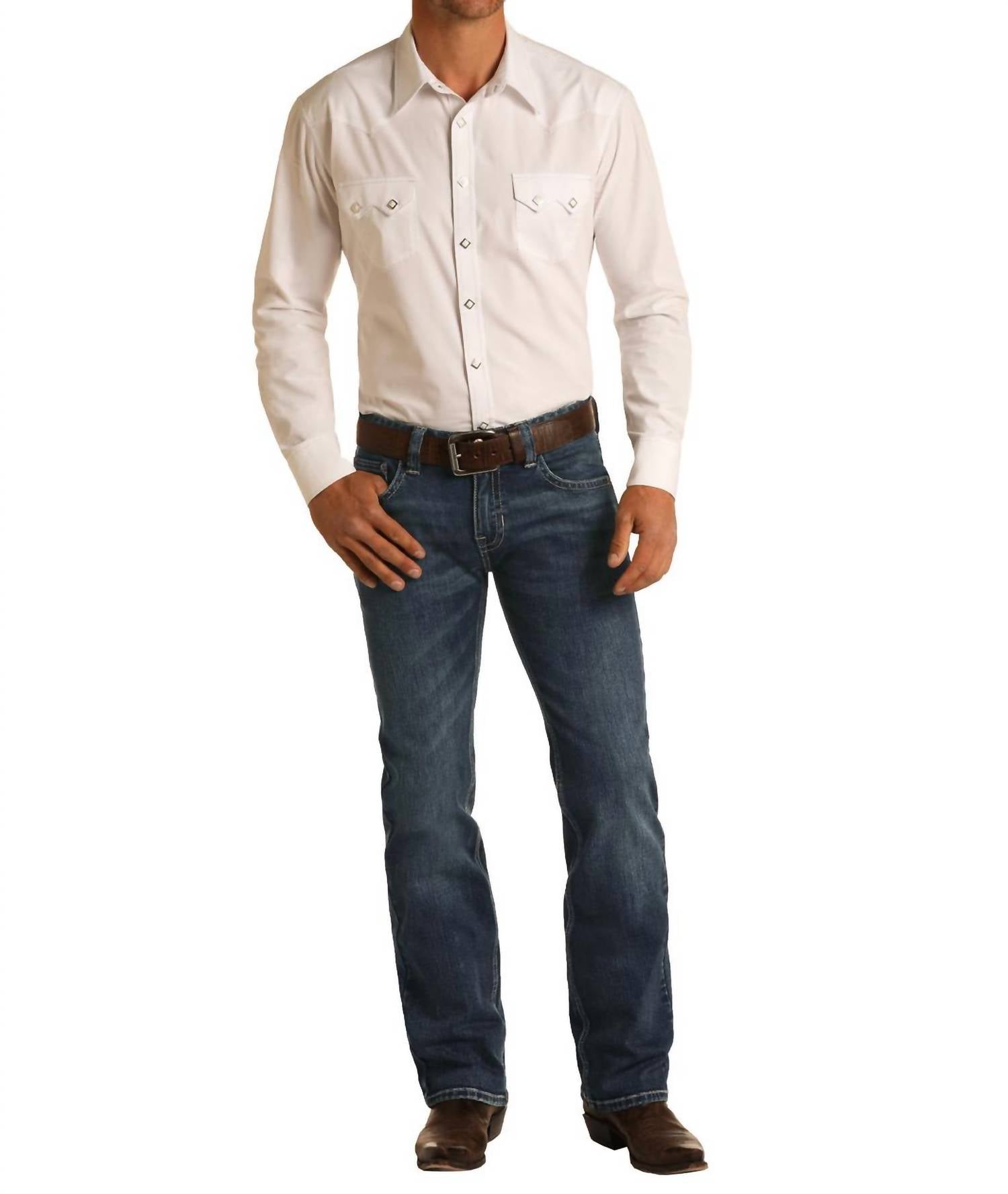 Rock & Roll Cowboy - Vintage 46 Pistol Straight Jean