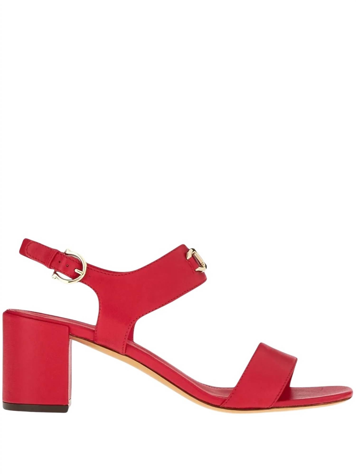 Salvatore Ferragamo - Women's Gancini-plaque Block-heel Sandals