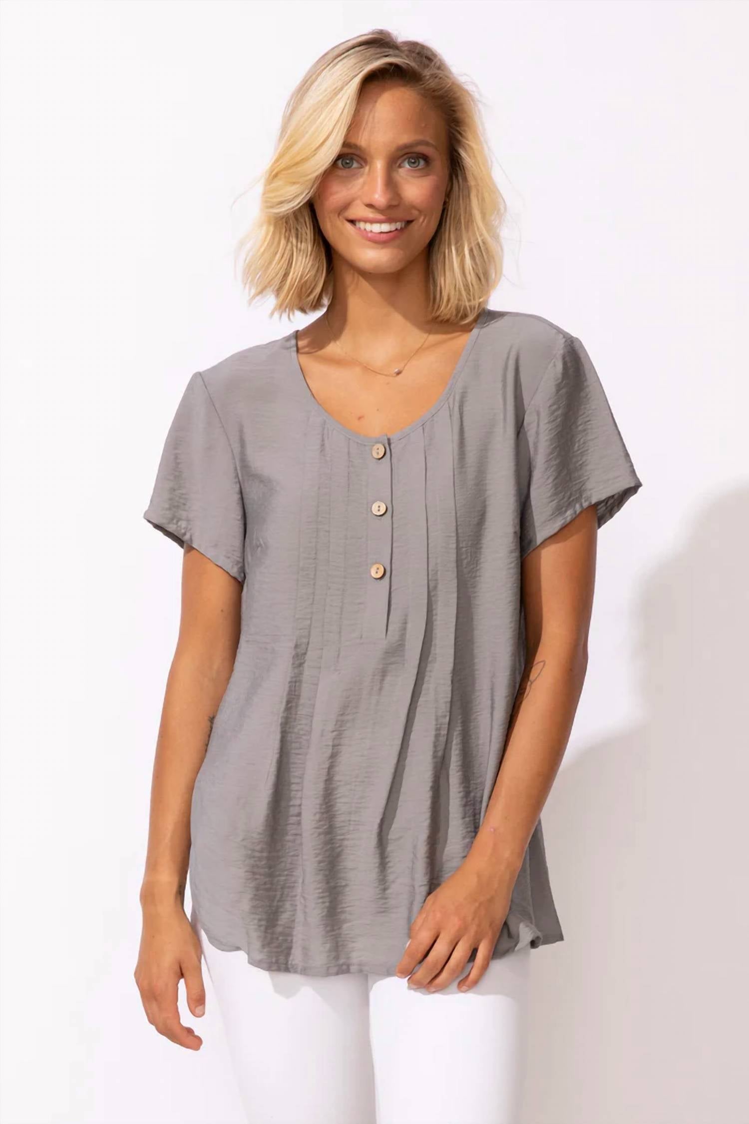 Escape - Regatta Pleated Top