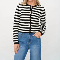 Six/Fifty - Hannah Stripe Cardigan