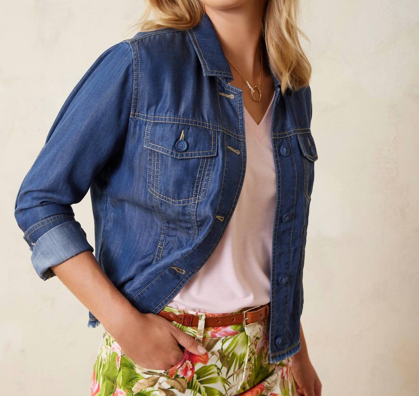 Tommy Bahama - Chambray O'Lei Jacket