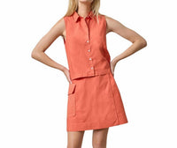 Lilla P - Eyelet Pocket Wrap Skirt