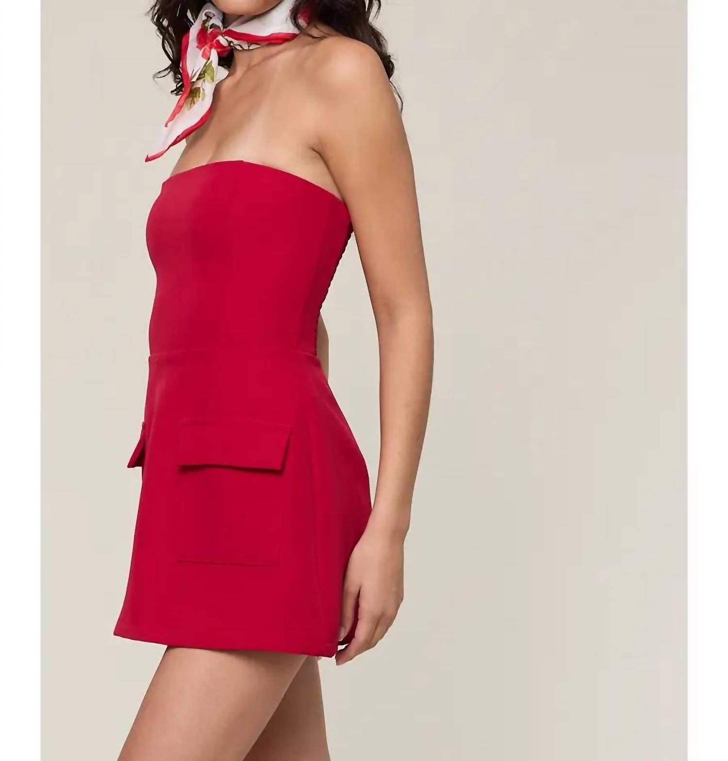 Sky To Moon - Cherry Cola Romper