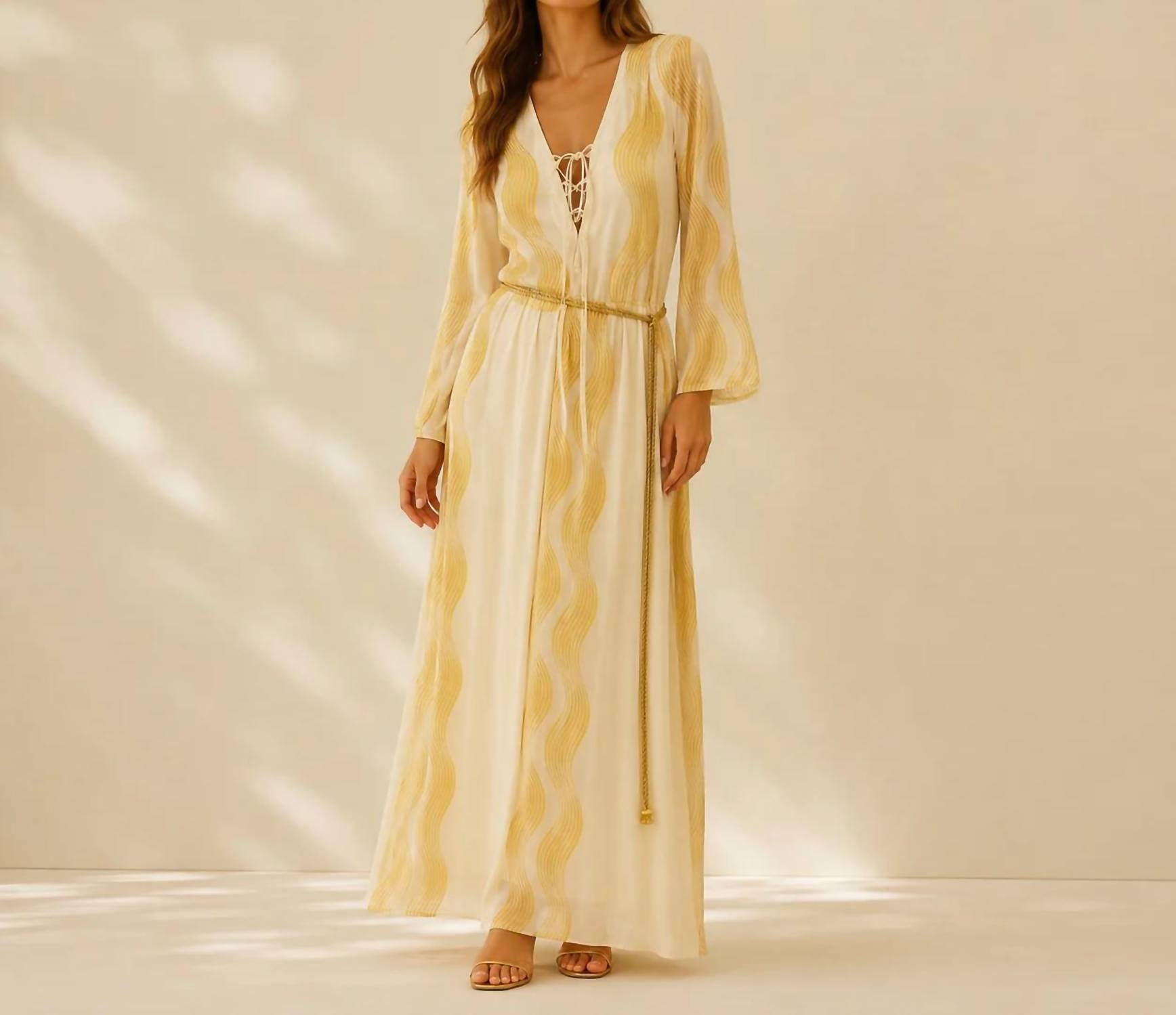 Mystery Resort - Helios Wave Maxi Dress